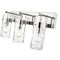 Z-Lite Fontaine 3 Light Vanity, Polished Nickel & Clear 3035-3V-PN - alternate 4